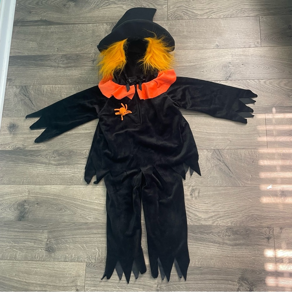 Chrisha Playful Plush Scarecrow Witch Size 2-4 Toddler Halloween Costume